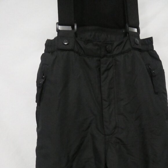 SKIERUISER '50 | size 7 | Children's Black Snowpants | Removable Bib | Like New - Picture 3 of 15